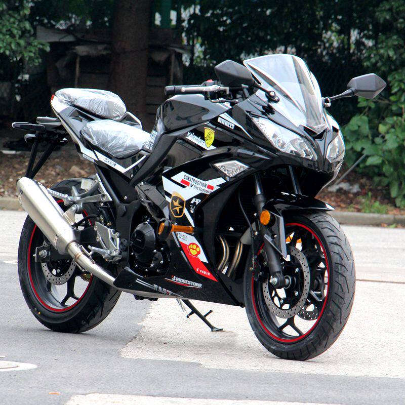 忍者机车北京电喷赛国公路双缸摩托车二代地平线摩托车整车