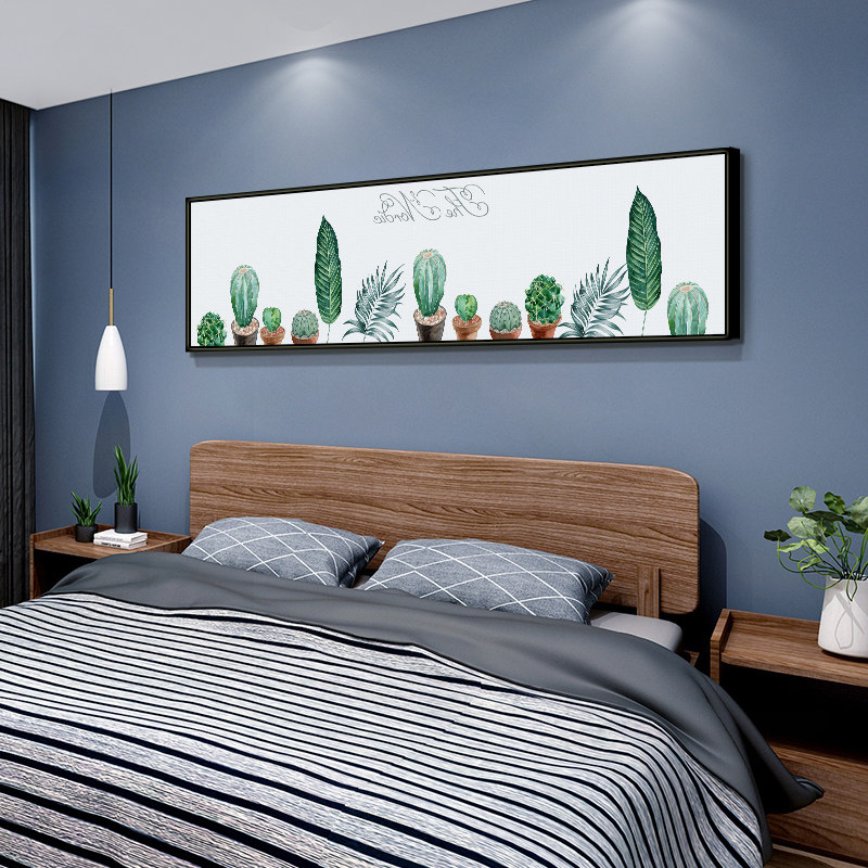 卧室床头装饰画主卧背景墙挂画房间布置墙面装饰现代装饰画