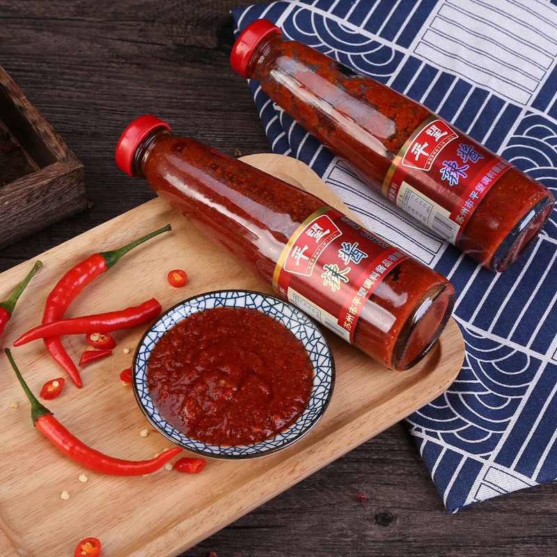 苏州特产平望莺湖辣酱拌饭酱秘制苏汤面调料辣椒酱
