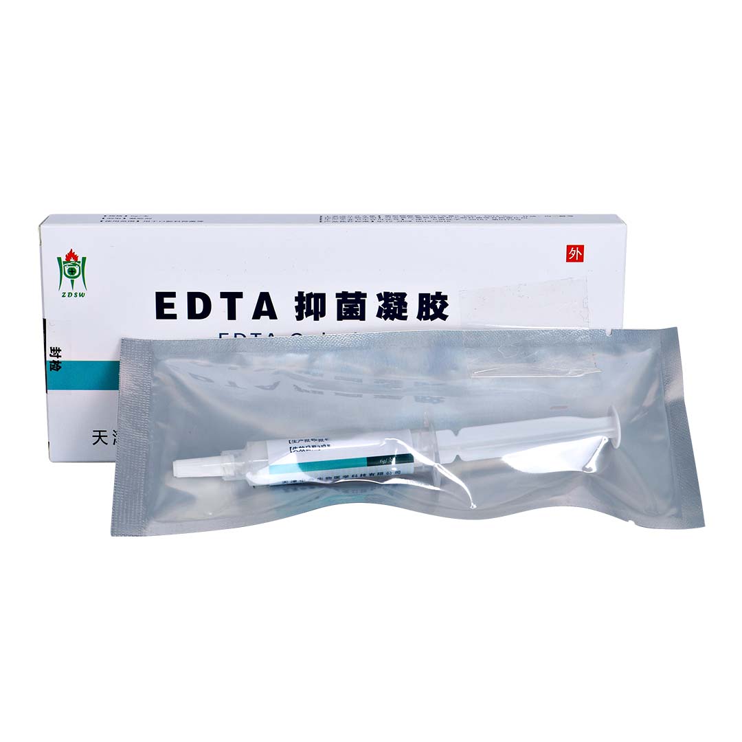 根管抑菌天津中鼎edta凝胶6g清洁软化医用消毒液