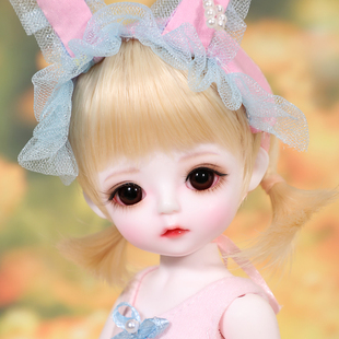 6分女娃 棉花糖 套装 关节可动可爱 sd娃娃 bjd娃娃 cream