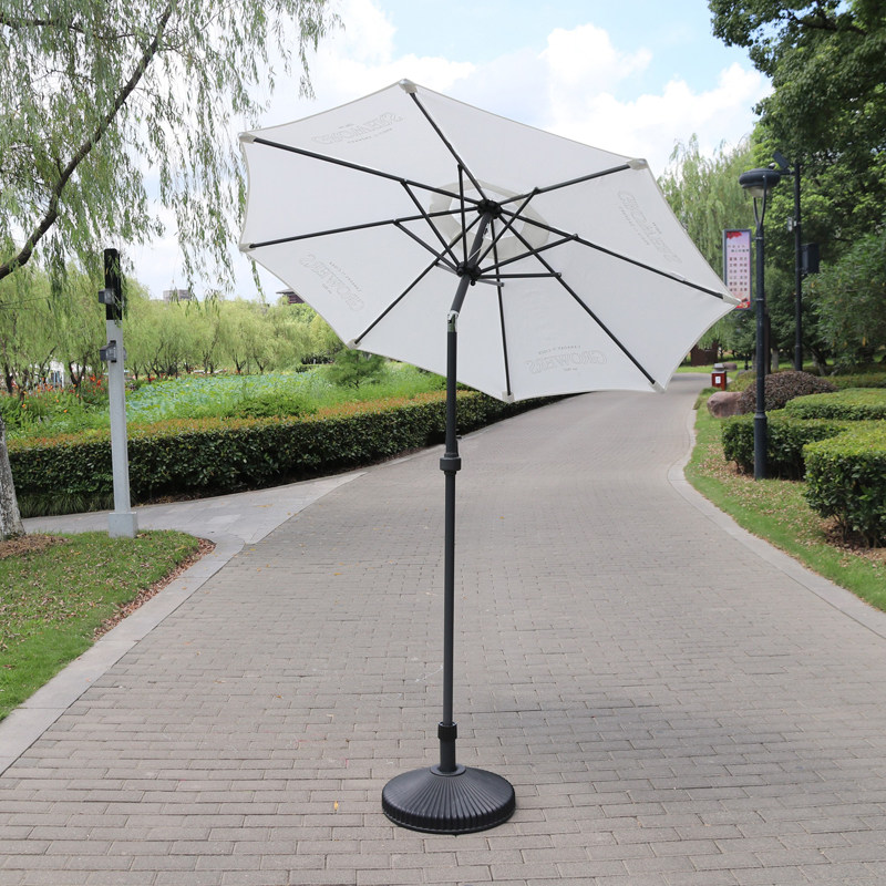 2米圆伞手摇转向罗马中柱户外阳台遮阳室内遮阳伞