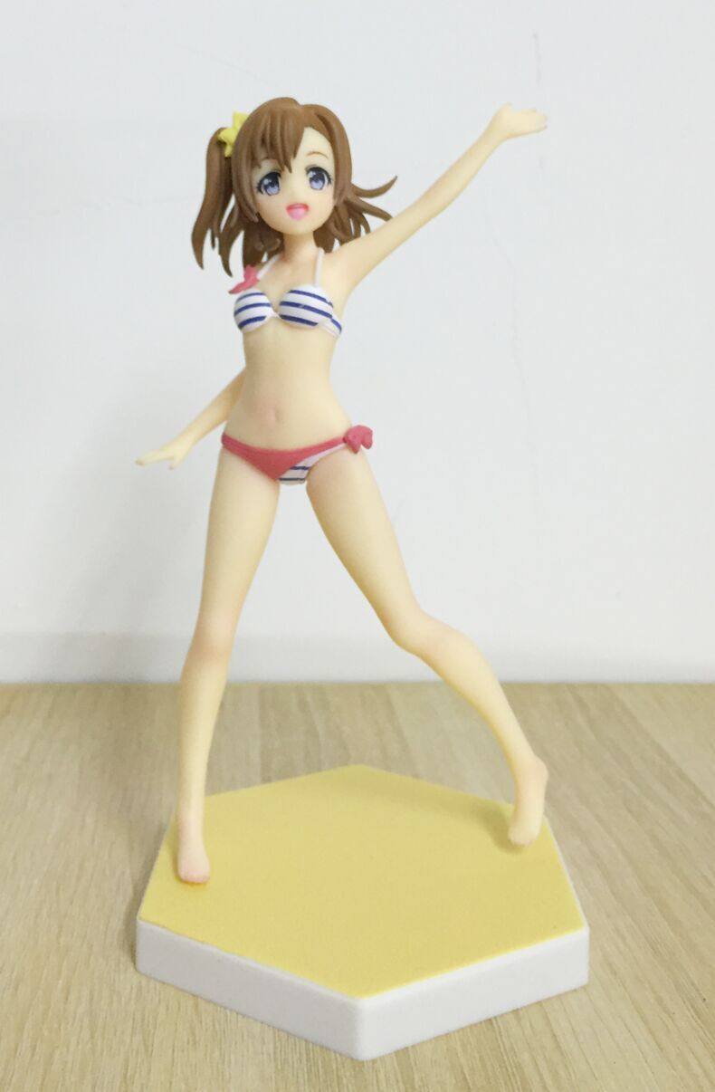 超值精美wavelovelive泳装装水高板惠乃果站立招手手办