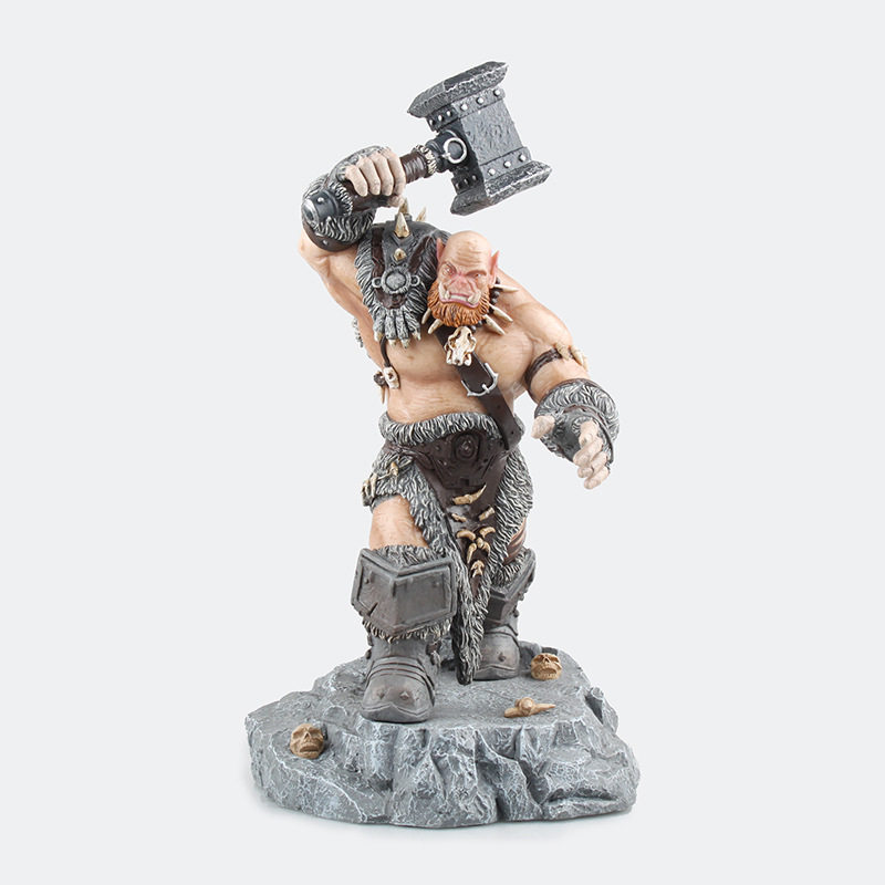 超值精美魔兽世界orgrim兽人领袖大版奥格瑞姆毁灭手办