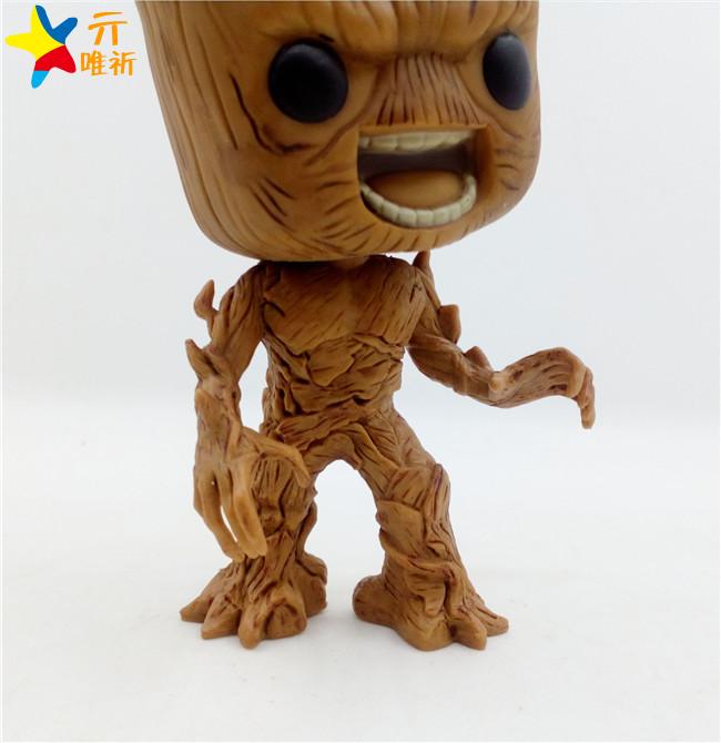银河护卫队2pop树人生气格鲁特盒蛋公仔玩偶手办手办