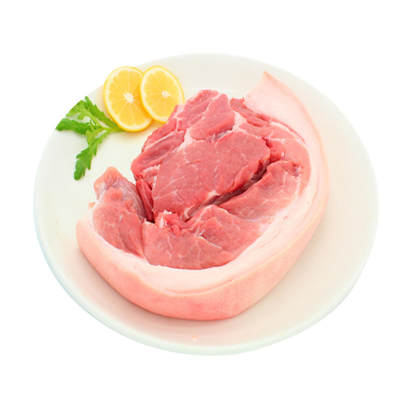 中粮家佳康新鲜猪肉前腿肉4000g带皮现杀冷冻猪腿肉生鲜8斤包邮