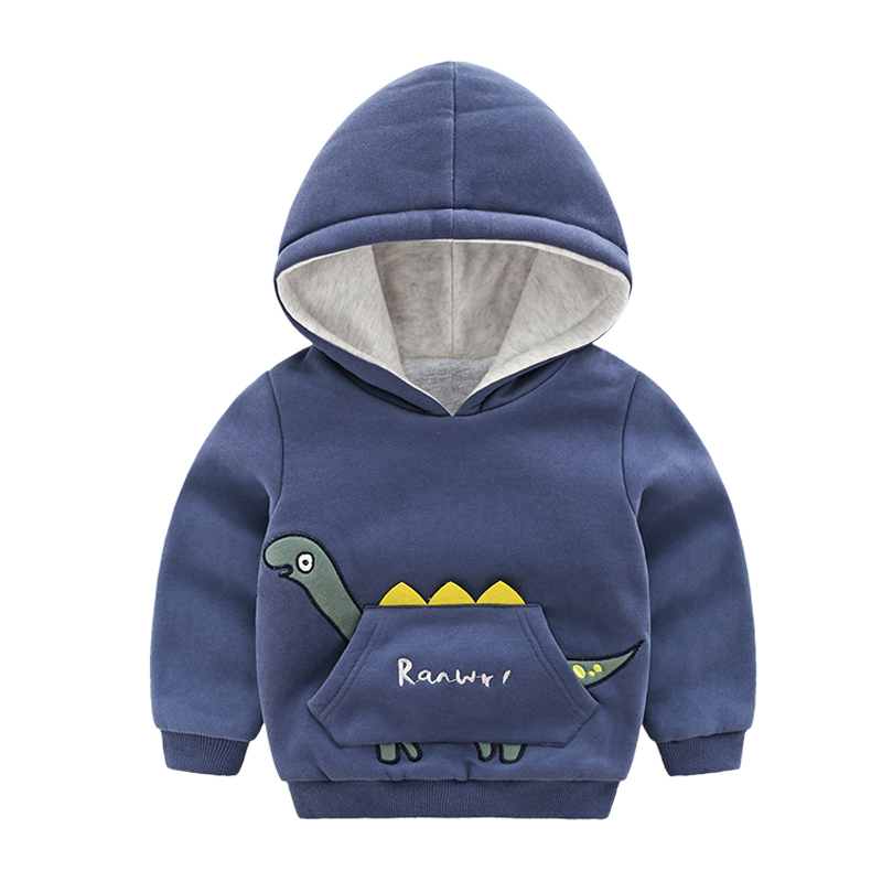 童装男童连帽卫衣秋冬加厚保暖暖儿童帽衫韩版卫衣