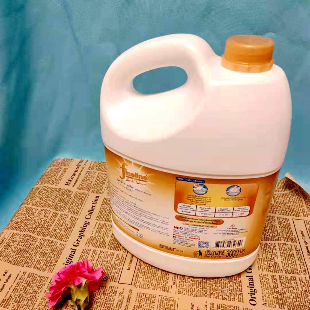 泰国洗衣菲莱fineline加强型香味持久甜蜜家庭3l常规洗衣液