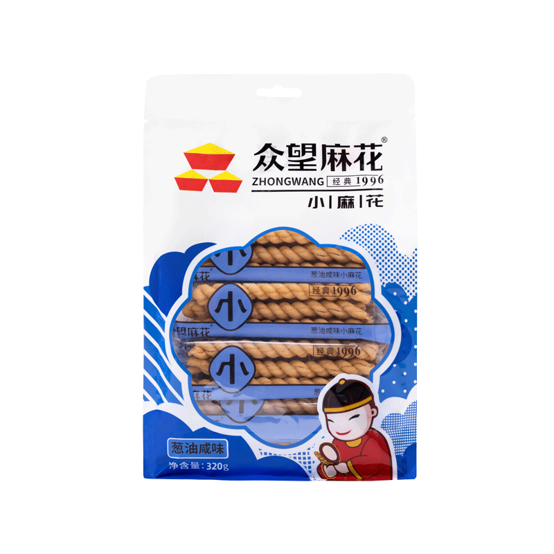众望小麻花独立包装袋350g