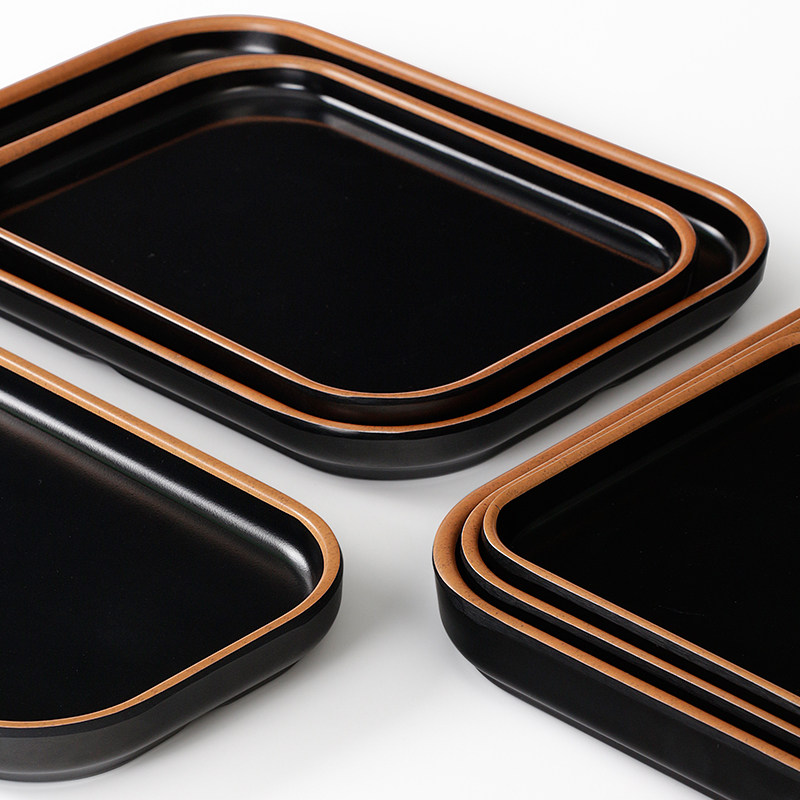 密胺餐具盘子长方形商用烤肉烧烤烤盘火锅店菜盘盘