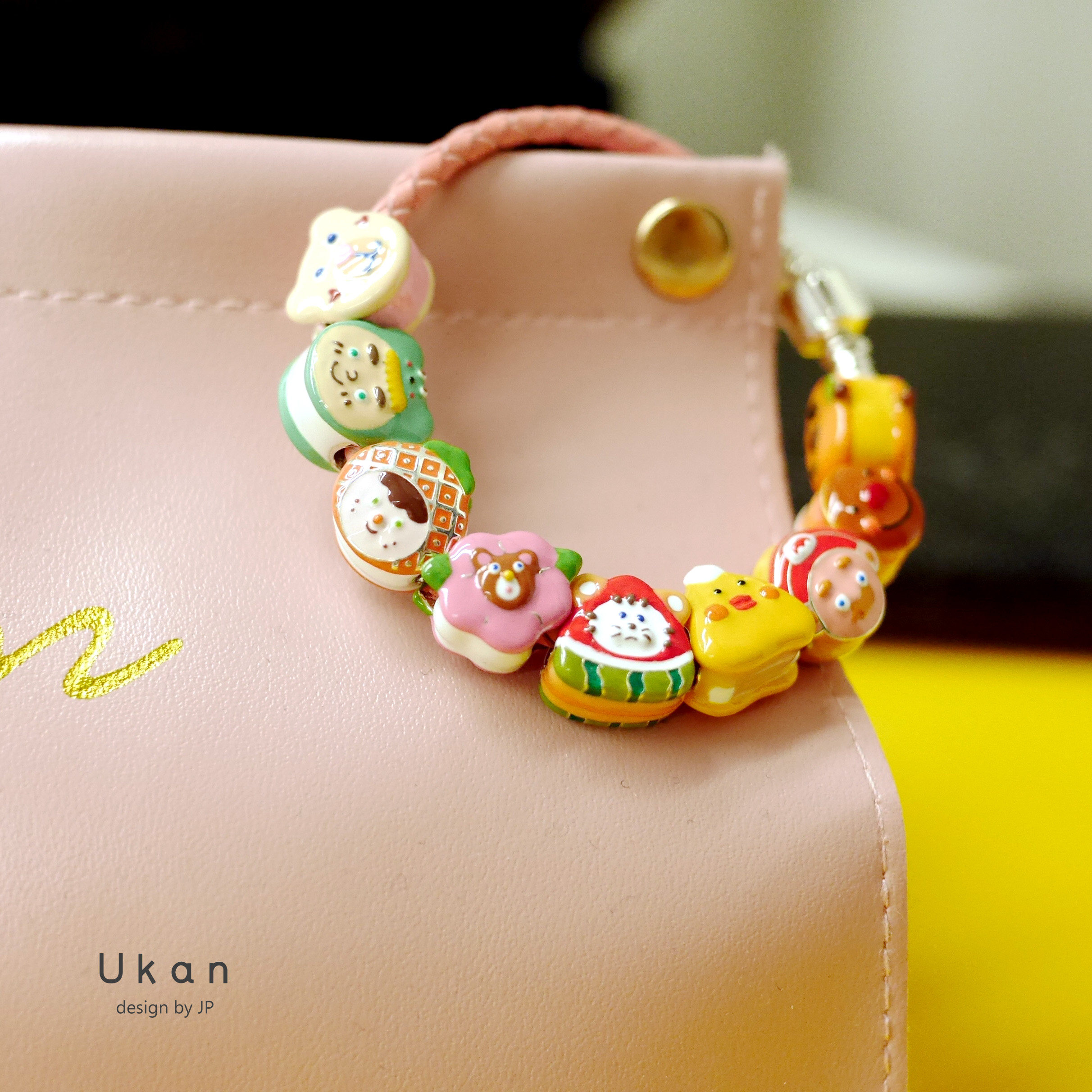 串珠diy装饰材料手绳手链首饰小鸡呆萌系列其他diy饰品配件