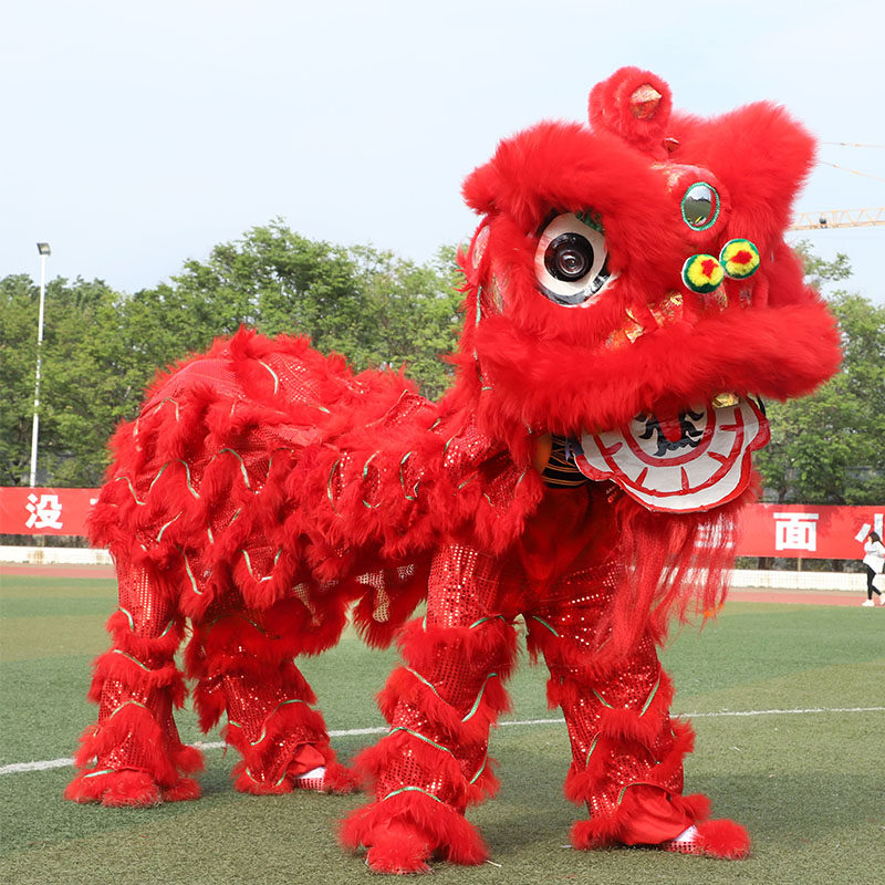 舞狮舞龙道具正宗竹编羊毛南狮狮子双人佛山其他