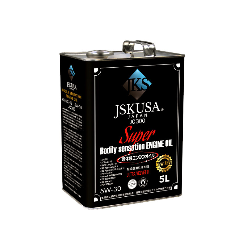 jks机油日本原装进口全合成超体感润滑油5w-30正品5l汽车四季通用