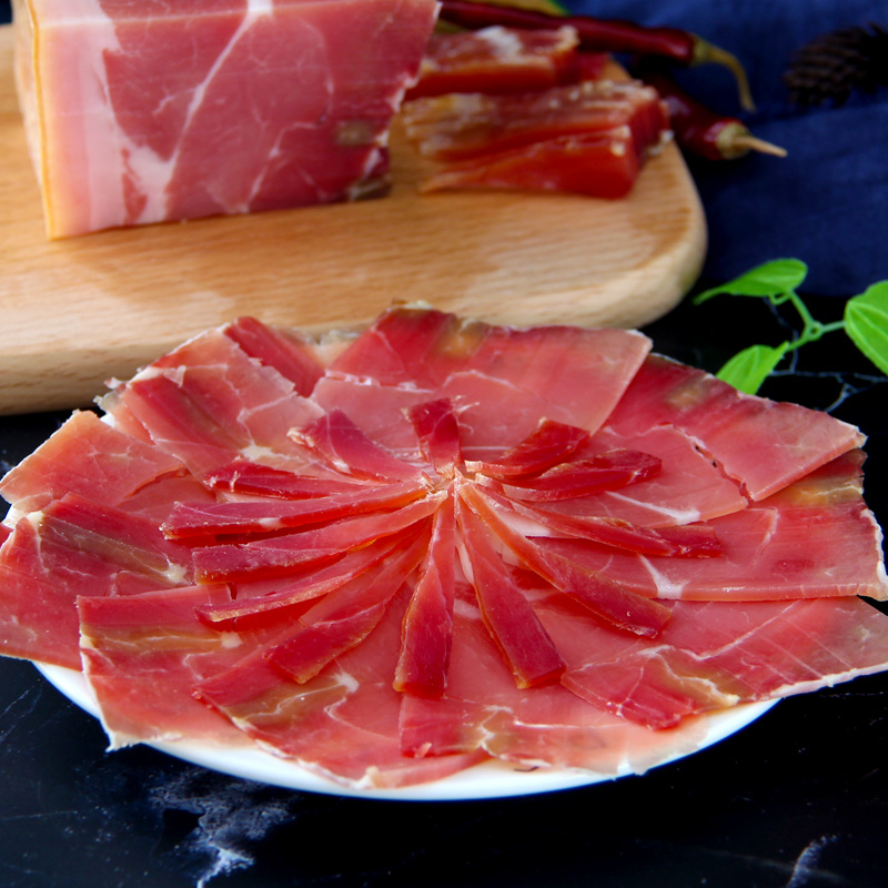 云南特产火腿腊肉私房火腿400g无骨老火腿炒菜咸火腿云腿年货