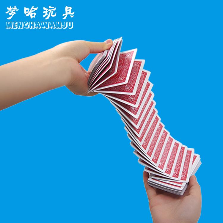 魔术扑克道具瀑布电动克拉电梯泡妞儿童魔术道具