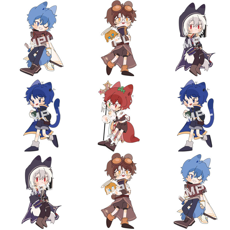 阴阳怪气男团钥匙扣中国boy花少北老番茄lex某幻动漫挂件