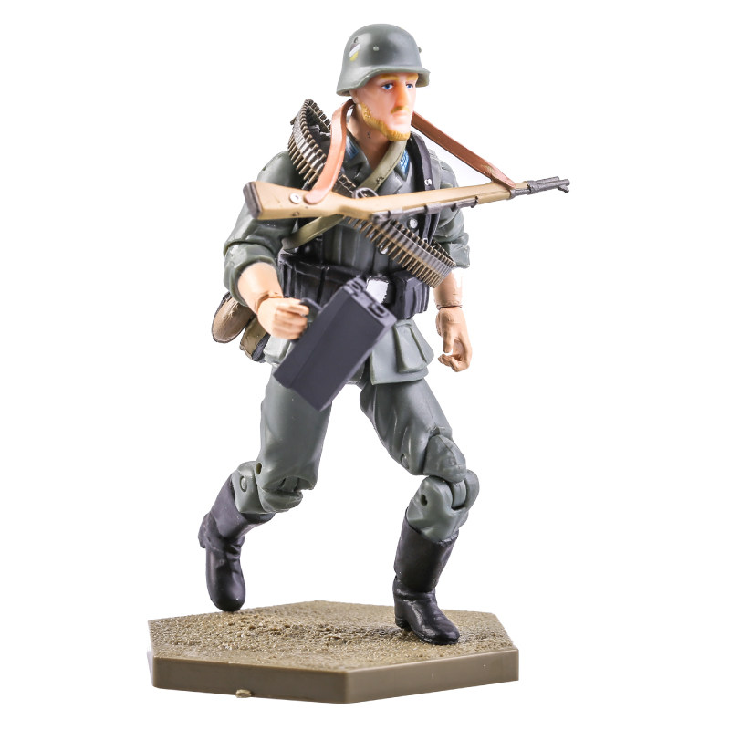 hiya/海雅ourwar 二战东线德军国防军1:18人偶3.75寸玩具模型