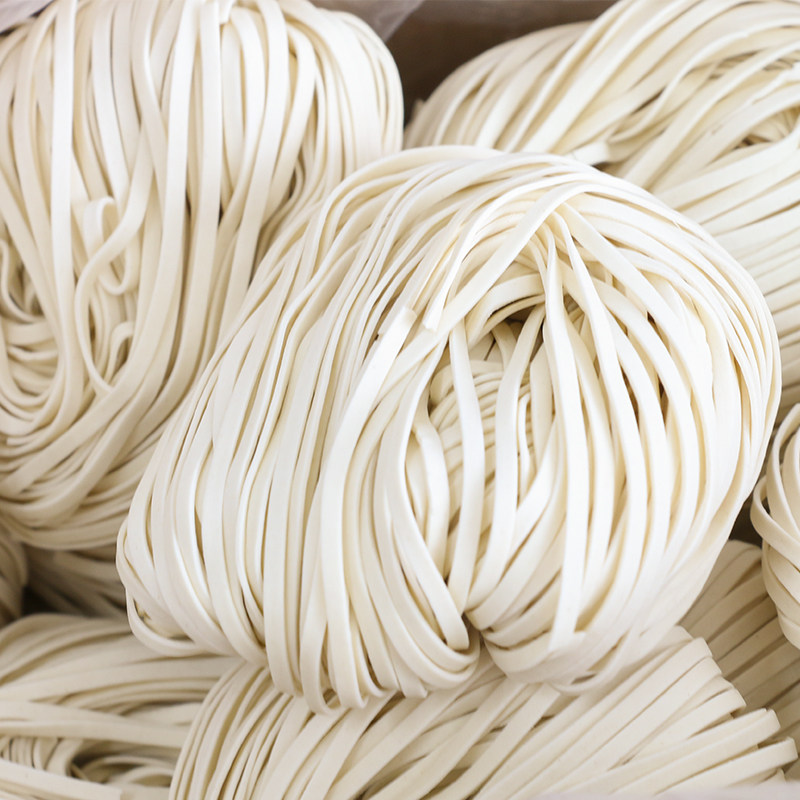 梅县腌面早餐客家特产梅州手工碱水面团面条面条