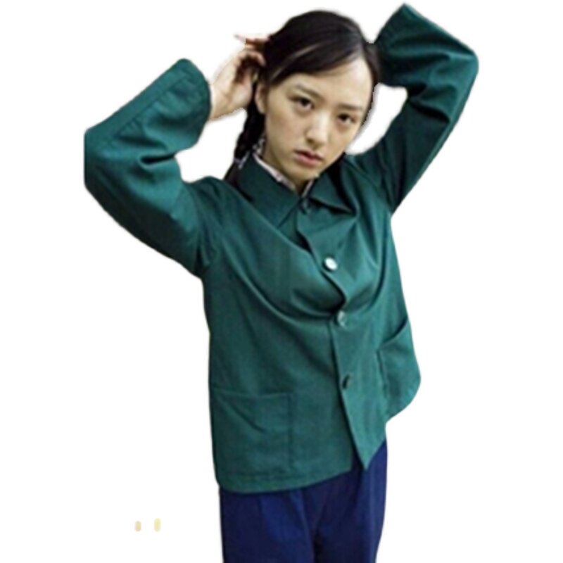 80年代怀旧复古知青下乡民国演出服农民儿童儿童村民族服装