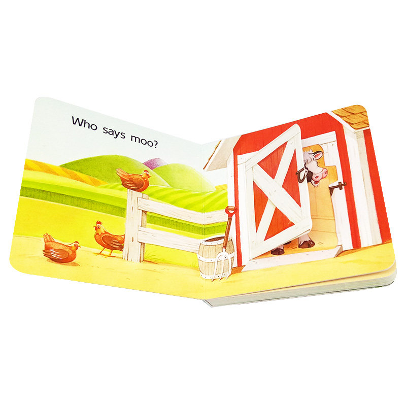 英文barn单词英语儿童幼儿绘本书屋兰登house儿童读物原版书