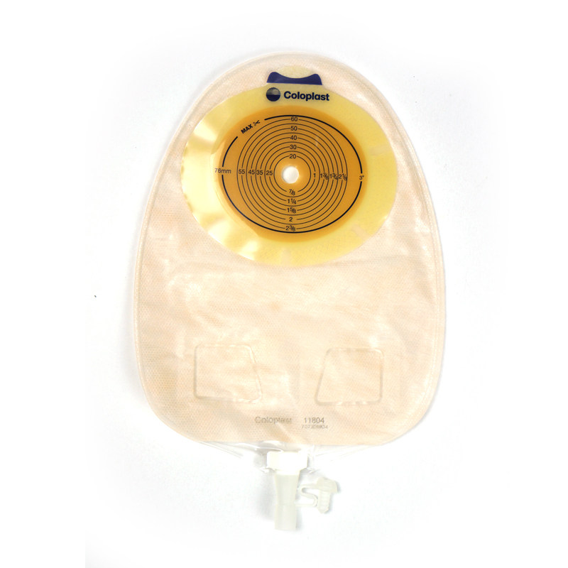 康乐保11804胜舒一件式尿路造口袋小便袋接尿造口袋一盒10个装