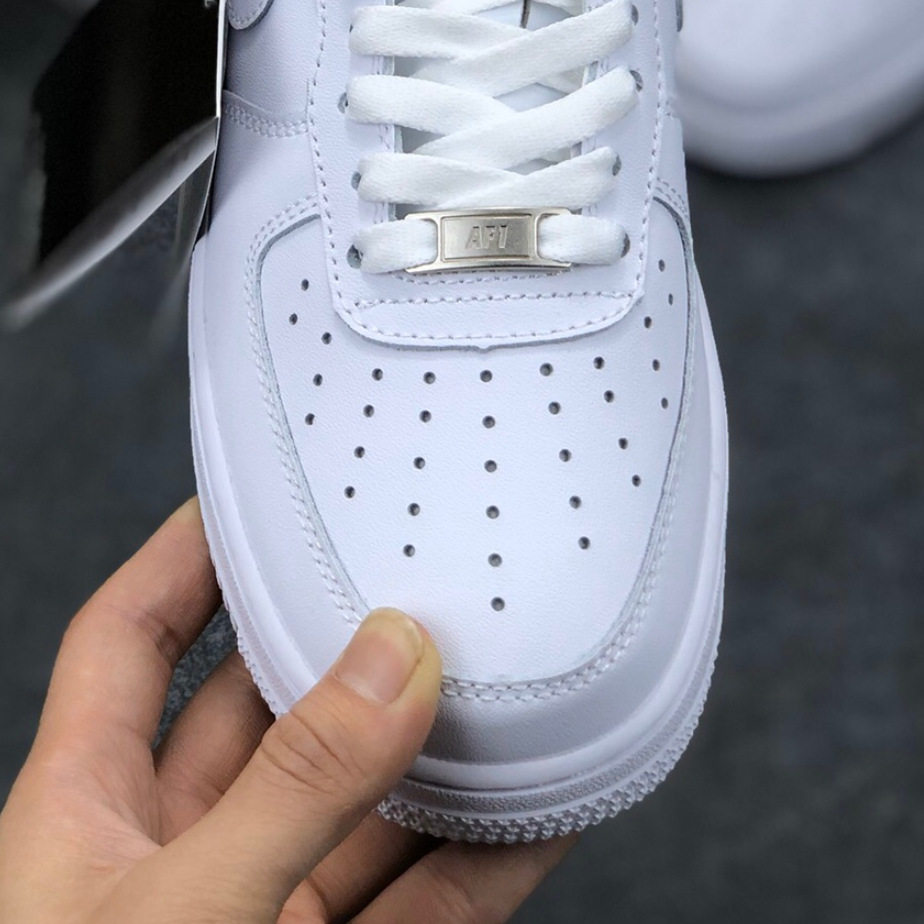 正品空军一号男鞋aj1运动板鞋女af1纯白低帮夏季板鞋