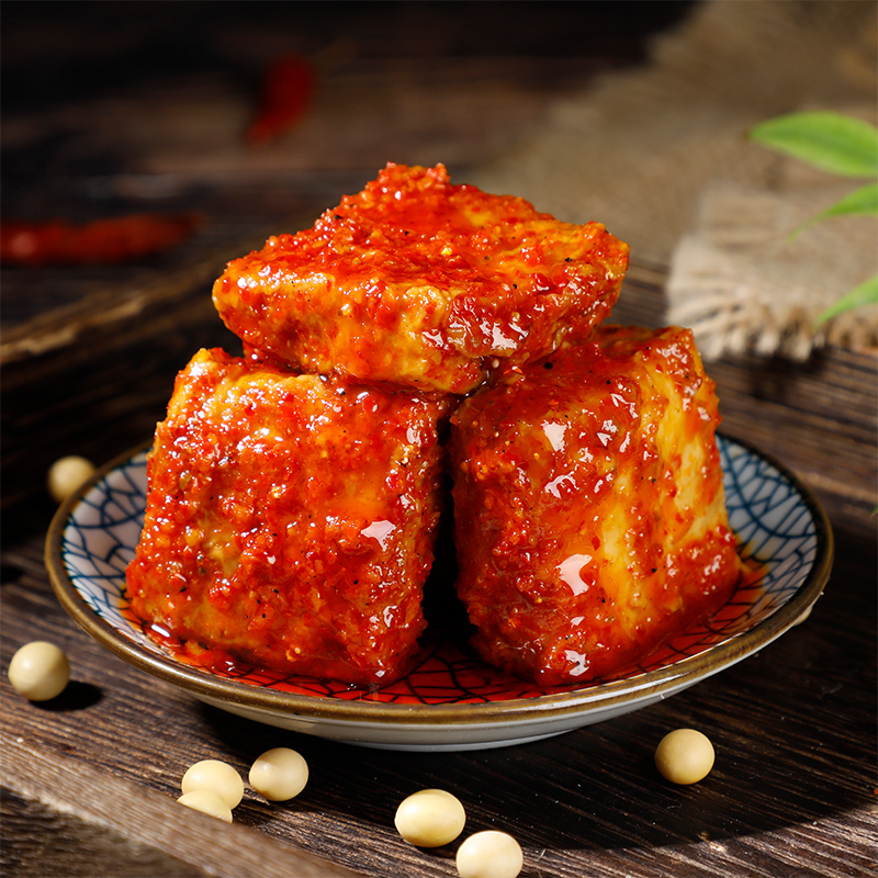 云南牟定特产天台腐乳香辣豆腐乳自制卤腐下饭菜豆腐乳