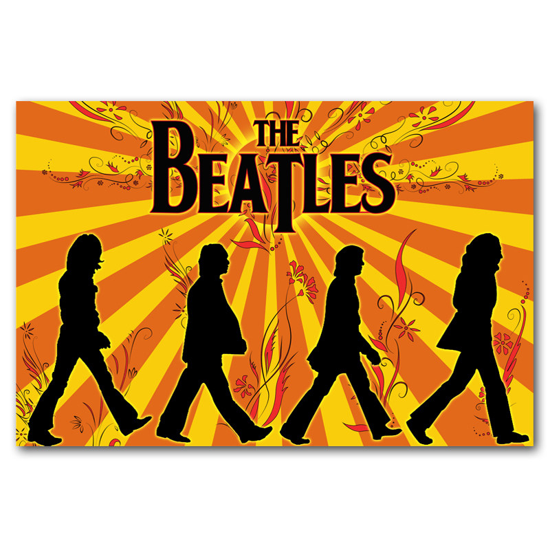 johnlennon约翰列侬thebeatles摇滚乐队披头士甲壳虫海报贴画现代装饰