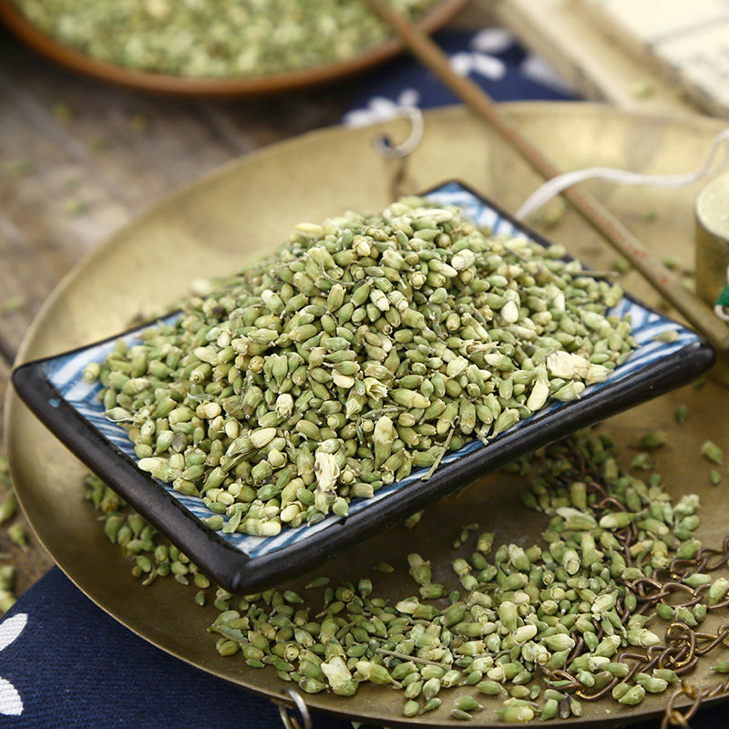 同仁堂中药材槐米茶500g克可炒熟无硫新货特级野生干槐花茶