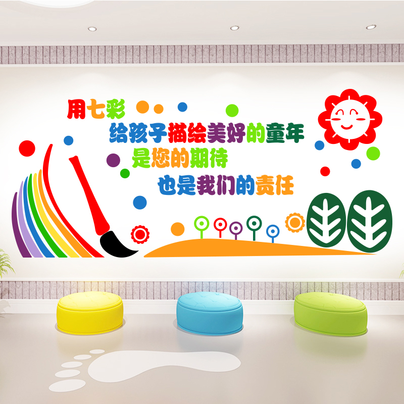 学校美术教室画室装饰墙面创意班级文化墙幼儿园环境布置贴纸海报 - 图3