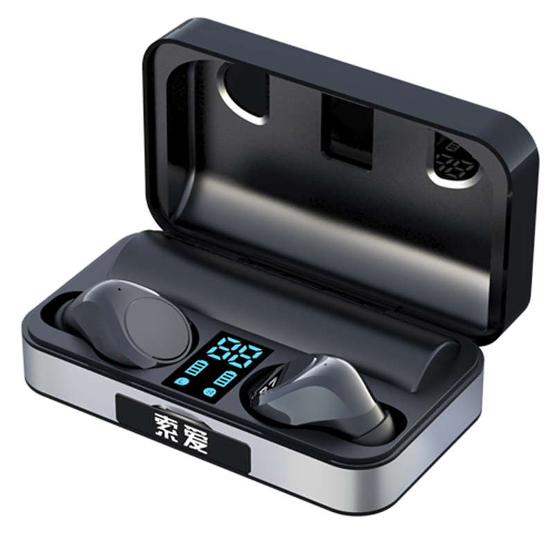 索爱t5 真无线蓝牙耳机双耳超长待机通话隐形迷你听歌运动跑步入耳式