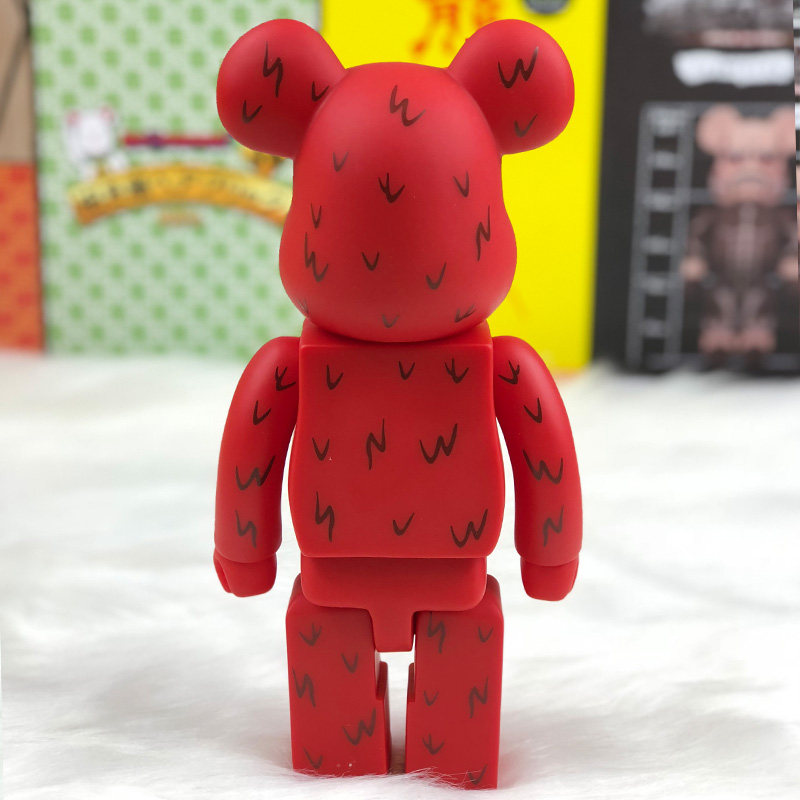 mandkaws400暴力熊积木熊芝麻街潮流周边公仔玩偶手办模型潮玩盲盒