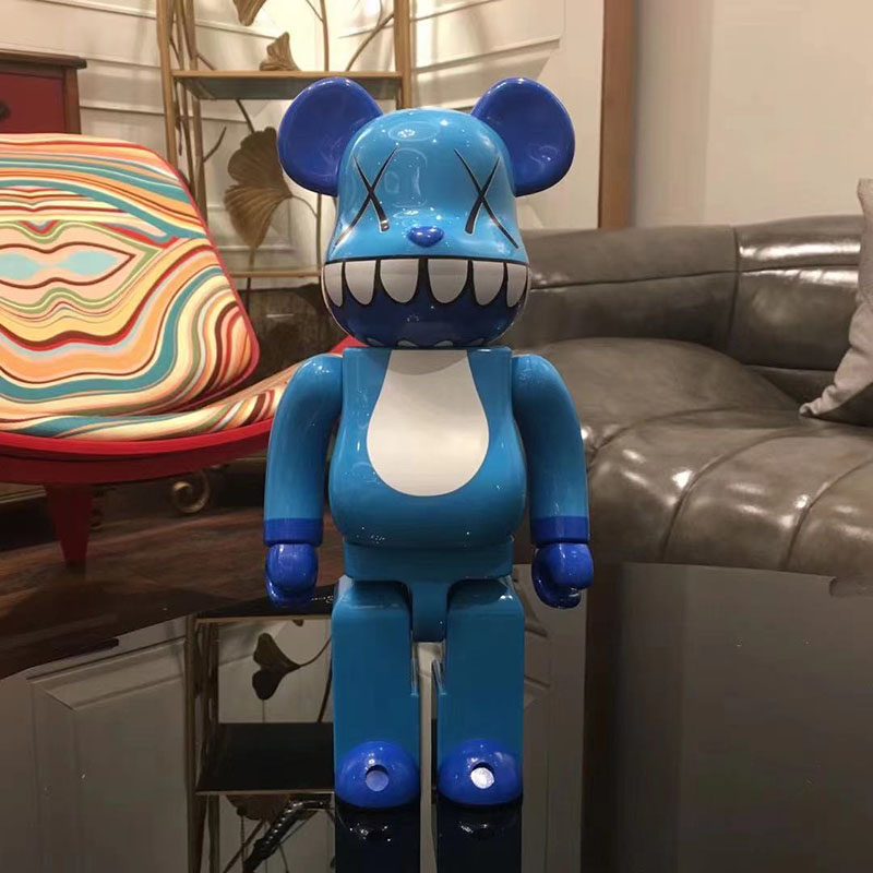 mandkaws400蓝牙联名暴力熊积木熊公仔手办玩偶摆件潮玩盲盒