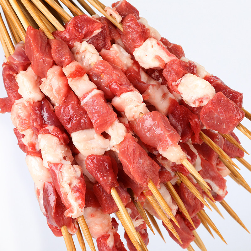 牛街羊肉串大串内蒙古烧烤串食半成品新鲜冷冻北京羊肉串