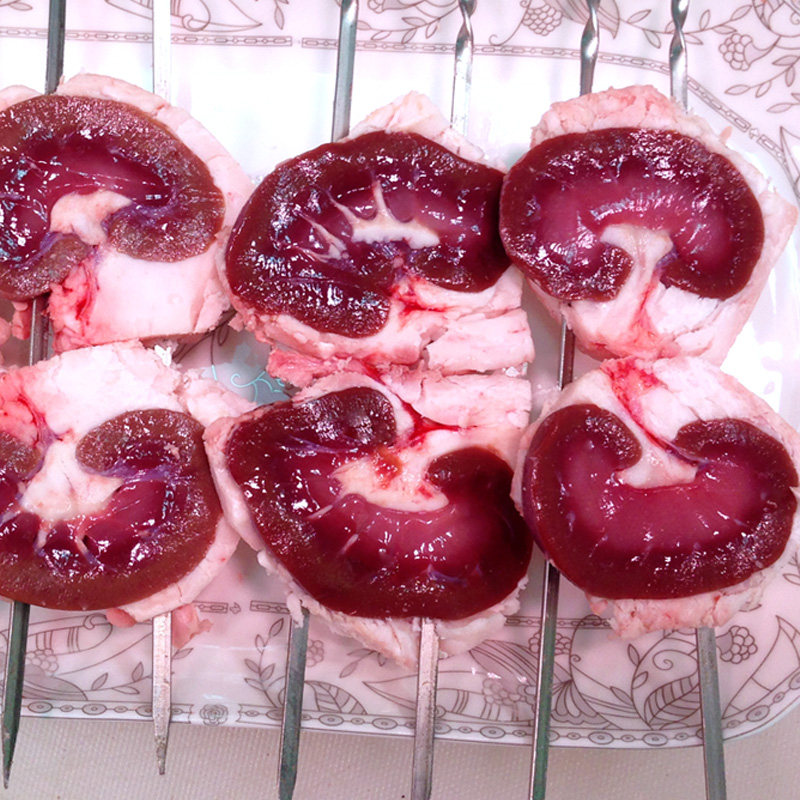 烧烤羊大腰子望京小腰半成品商用铁板铁板烧食材羊肉串