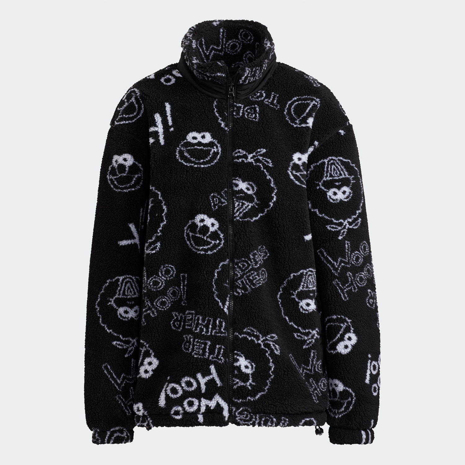 adidas阿迪达斯正品neo芝麻街联名新款男女运动保暖运动茄克