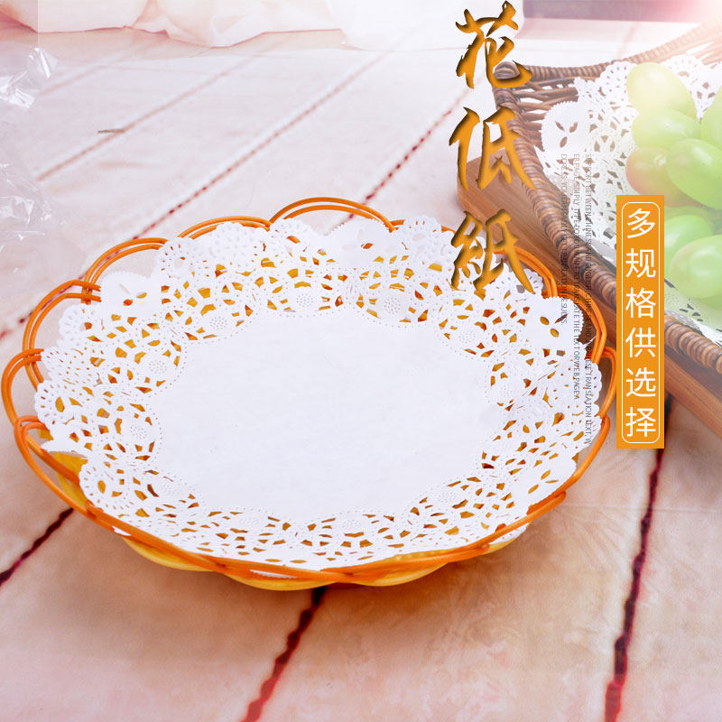 高级花底纸 花纸 吸油纸烘焙用纸 吸油纸厨房花垫纸烤肉纸 花边纸