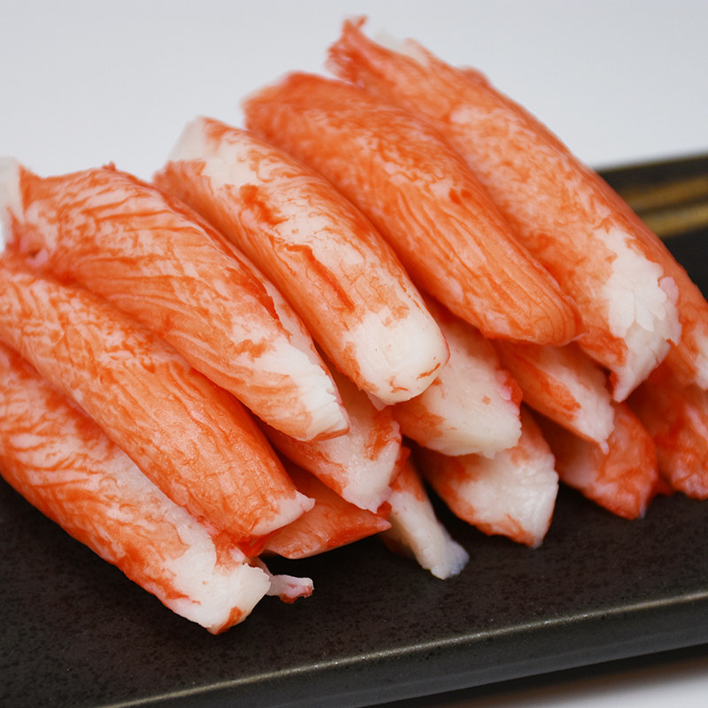 鳕蟹柳蟹棒刺身蟹足棒寿司即食雪蟹450g手撕蟹棒