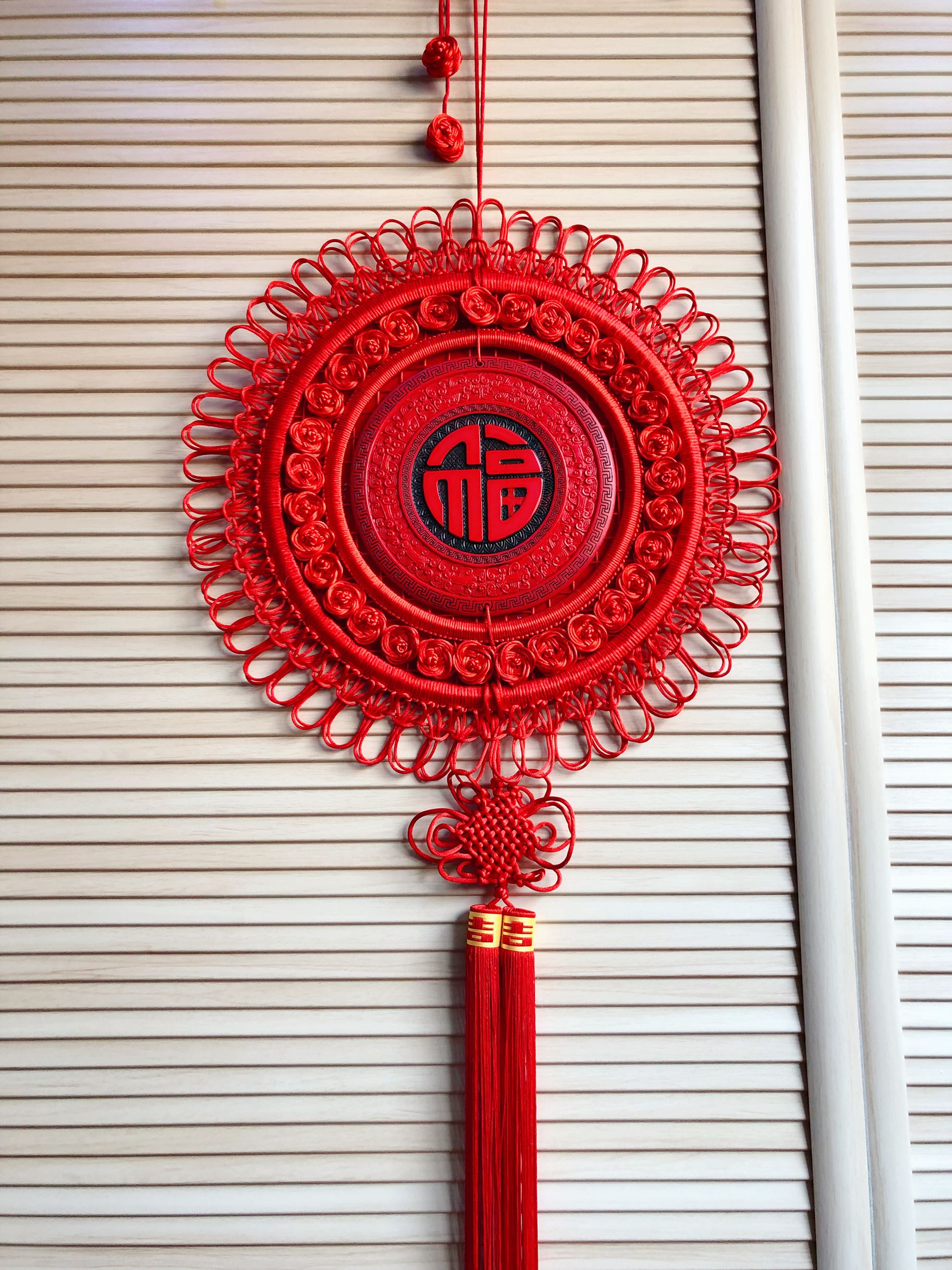 十年老店福缘饰家原创中国结手工编织大号挂件中国结