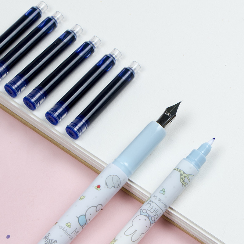 钢笔晨光三年级小学生批发初学者正品卡通糖果色童可爱钢笔