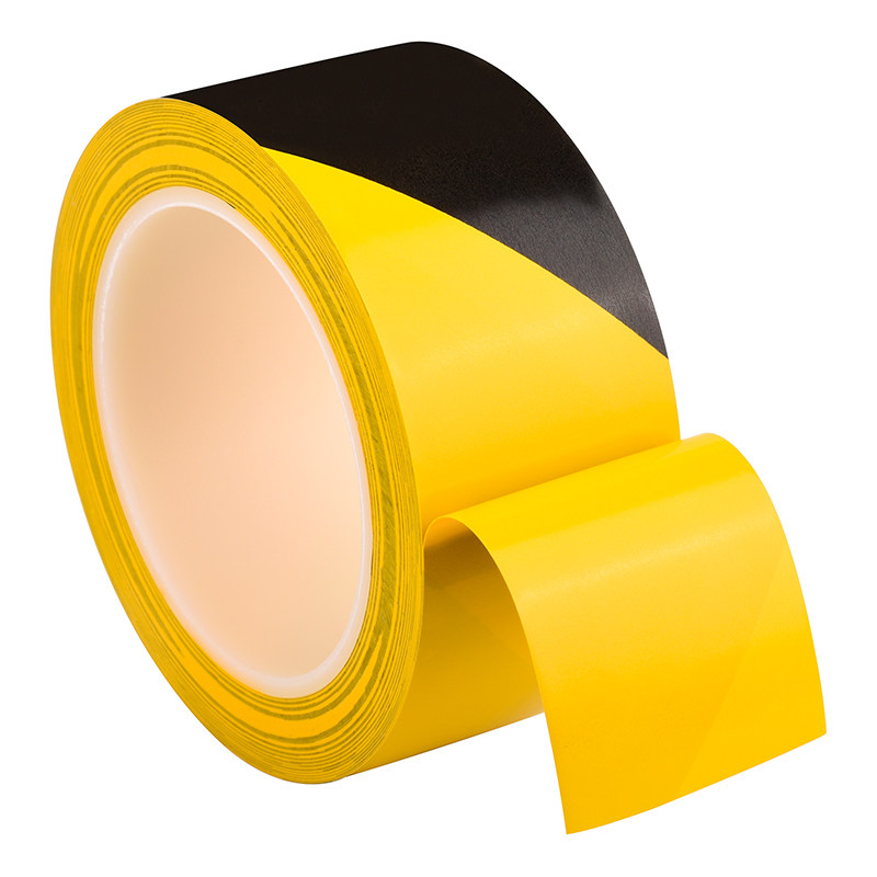 警示胶带pvc黑黄斑马线警戒地标贴地板地面胶带彩色划线胶带064销量
