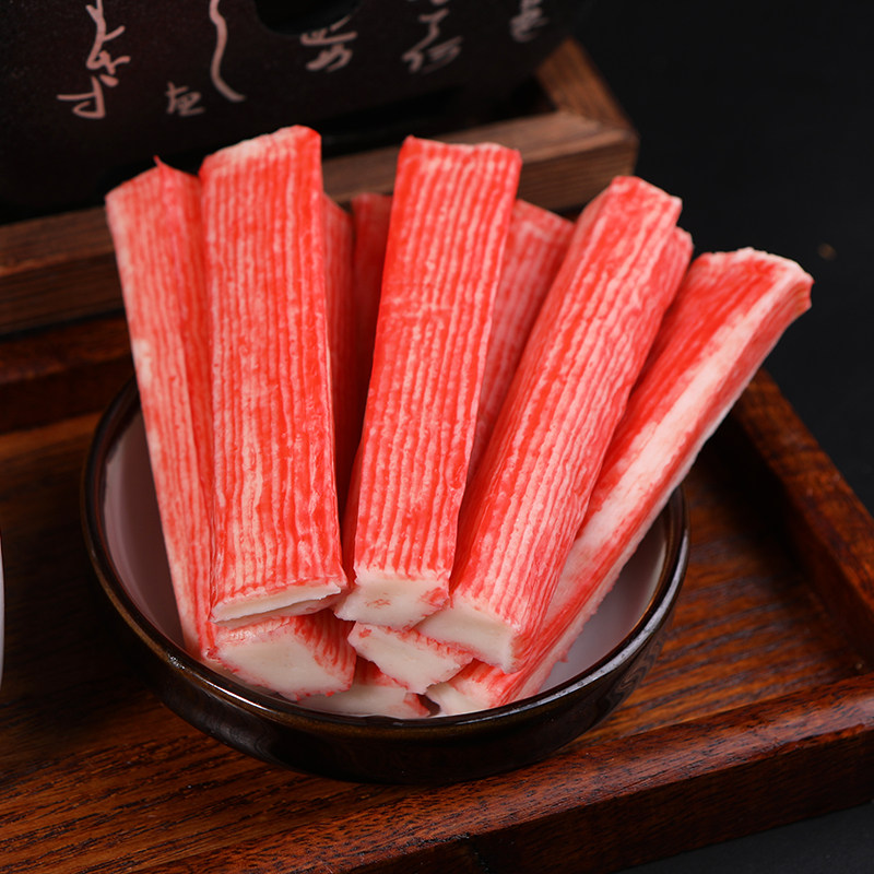 日式大崎蟹柳蟹足棒即食手撕网红寿司零食鲜小吃日料火锅食材500g