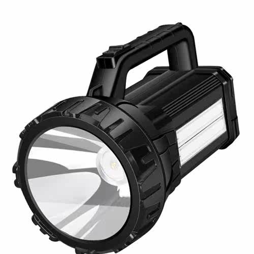 康量手电筒强光充电户外超亮远射续航手提家用手电筒