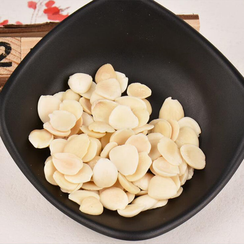 杏仁原味南北去皮甜杏仁生片干果果250克煲汤杏仁