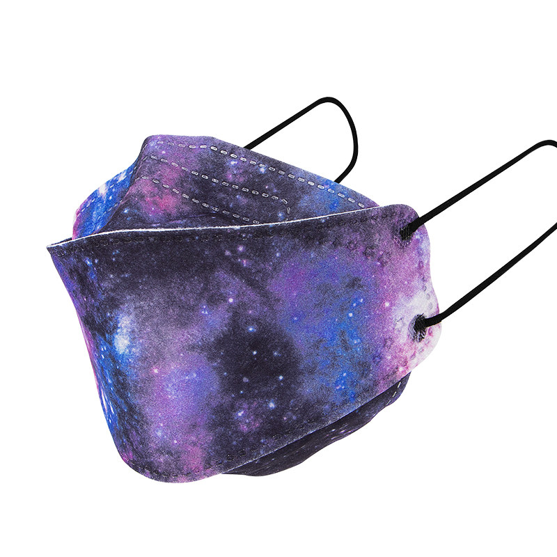 口罩星空kn95时尚创意个性一次性四层立体3d印花口罩