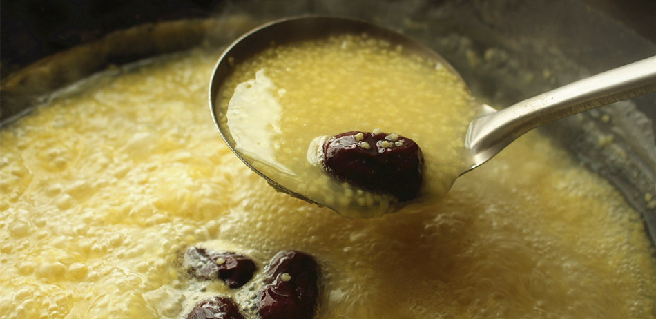 陕北米脂黄小米延安特产煮粥五谷杂粮油小米月子米宝宝米8包 美食