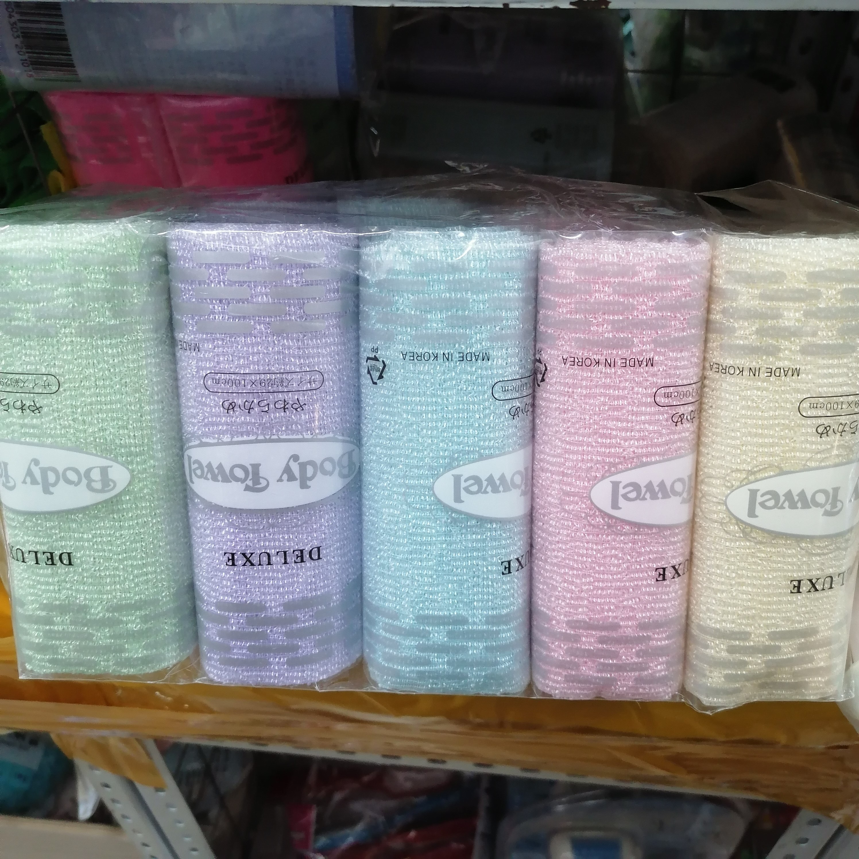 澡巾新品韩国长条浴花长方形沐浴浴巾洗澡浴室搓澡巾