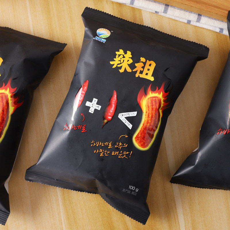 韩国辣条进口零食品九日牌味祖辛辣炒年糕条100g110g香脆甜辣
