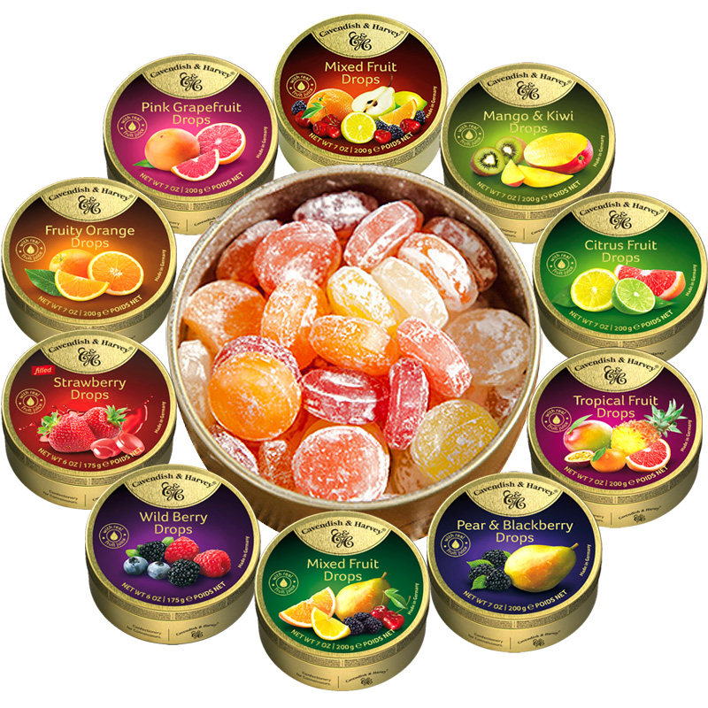 德国嘉云年货节嘉混合水果糖软糖硬糖喜糖进口糖果