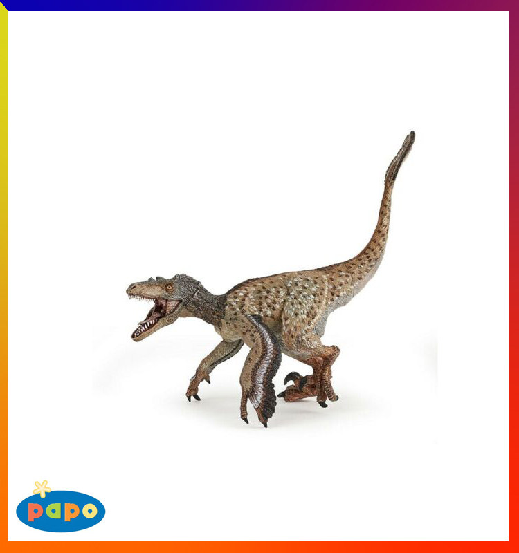 papo迅猛龙伶盗2020年新款仿真恐龙动物模型玩具仿真